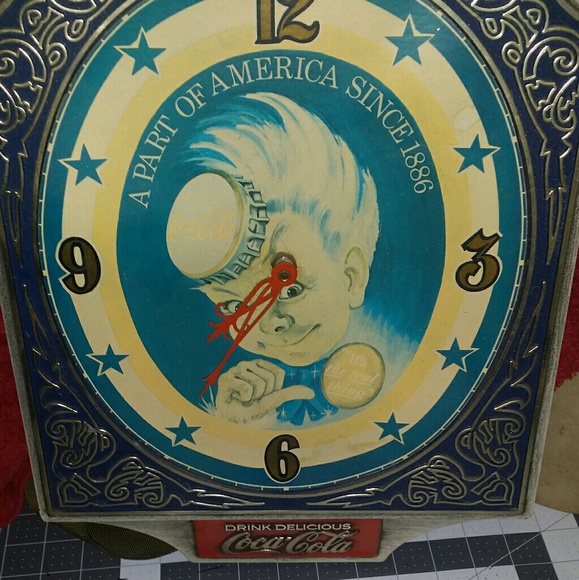 Vintage 1970s coke, sprite boy clock - Picture 1 of 3